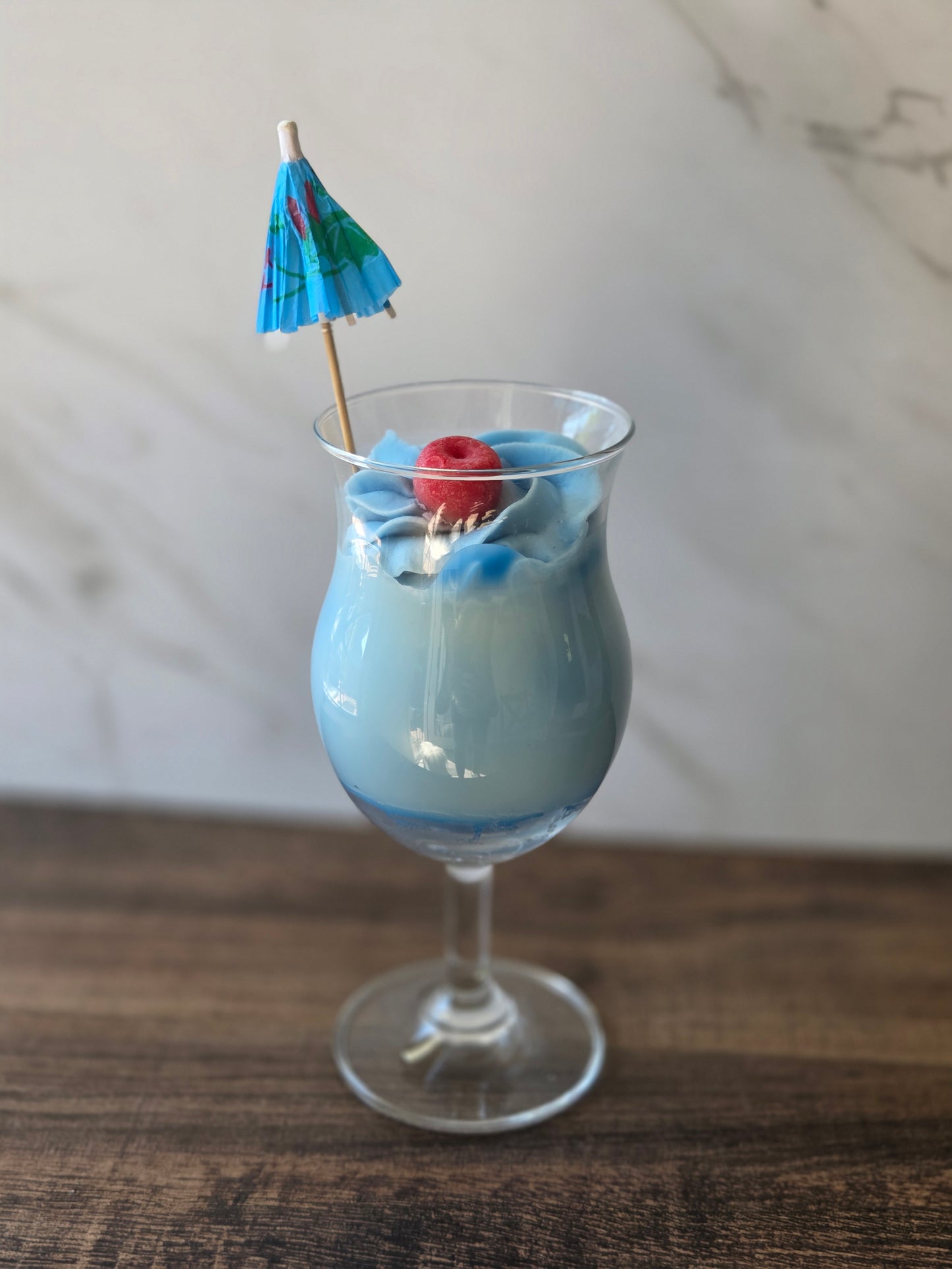 Blue Hawaiian Drink Candle