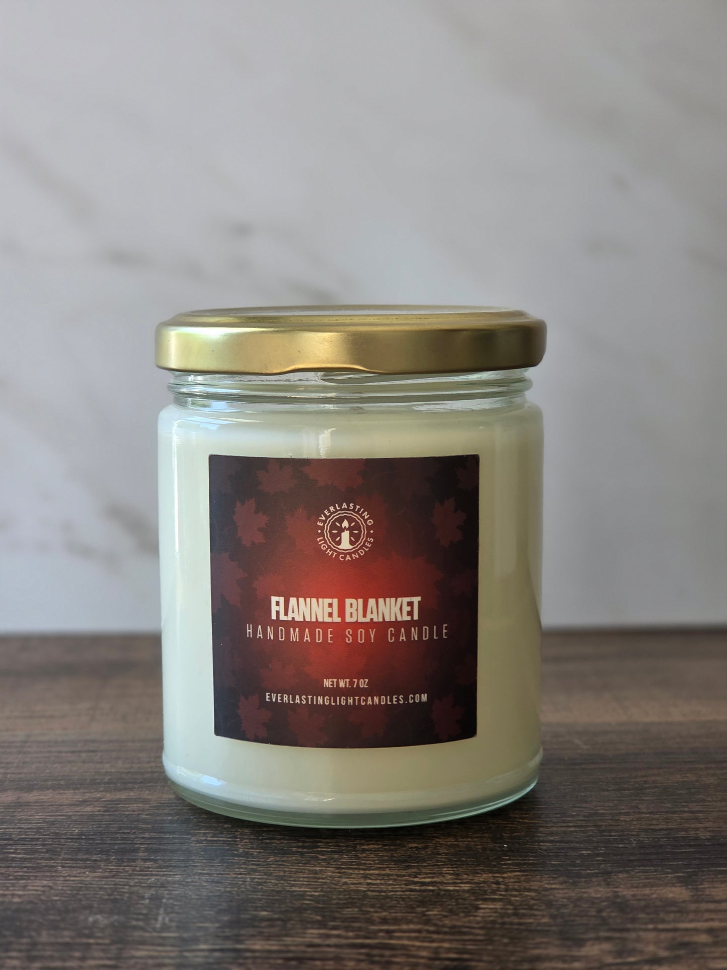 Flannel Blanket Candle