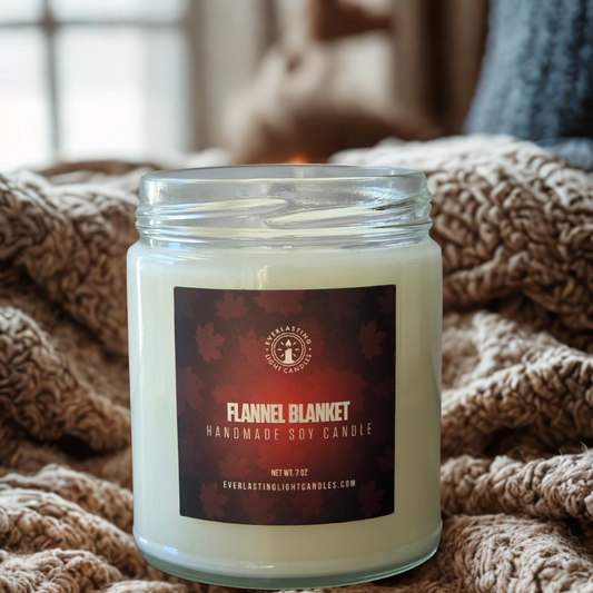 Flannel Blanket Candle