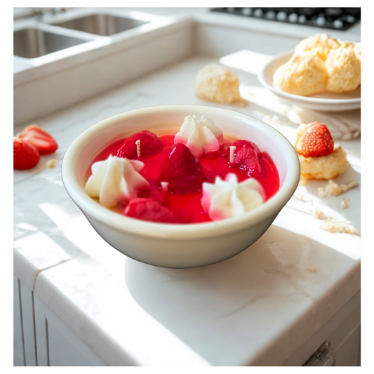 Strawberry Shortcake Candle